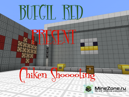 Chicken Shoooting-mini game in minecraft