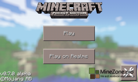 Minecraft Pocket Edition 0.7.0 Alpha [Android] [iOS]