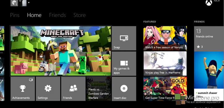 Minecraft: Xbox One Edition выпущен!