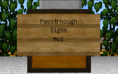 [1.10.2] Passthrough Signs Mod