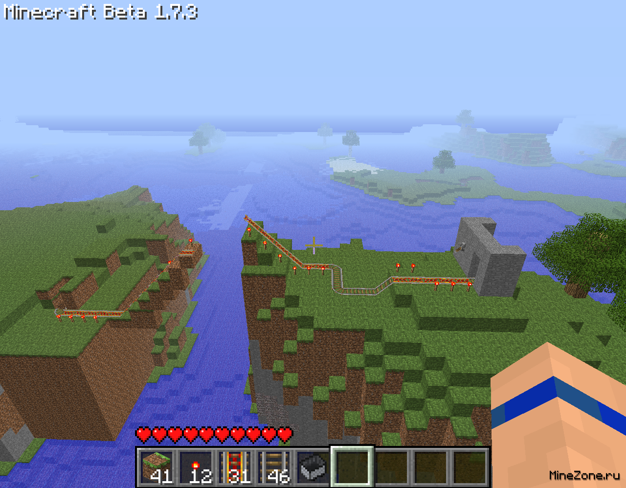 Трамплин на поршнях и их поочередная работа