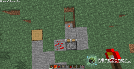[miNeCrAftER redstone tutorial] Детектор движения