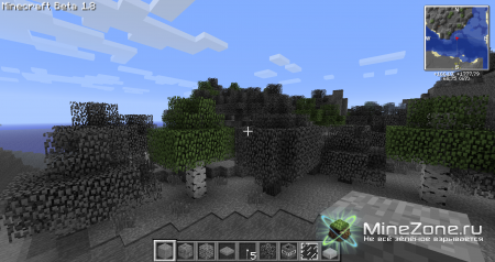 черно-белый текстур пак 16х16