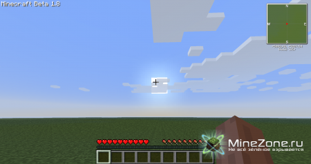 Ровная карта в Minecraft