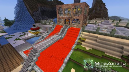 Портовый мини городок.