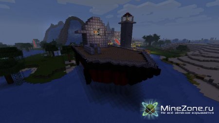 Портовый мини городок.