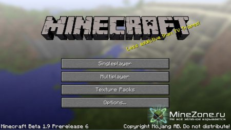 Minecraft Beta 1.9 pre-release 6 + Видео-обзор(rus dub)