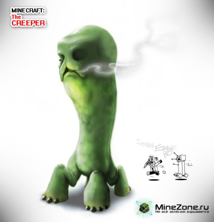 Minecraft - Другой взгляд (Part 11- Run,Creeper,Run...!)