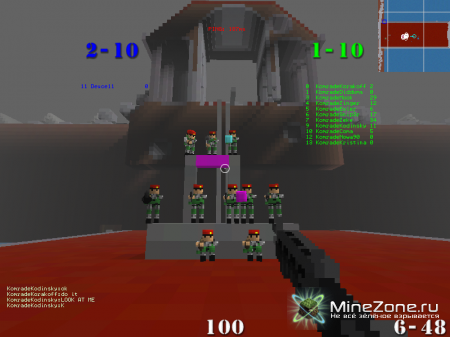 Ace of Spades или Battlefield в MineCraft