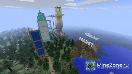 Городок в лесу