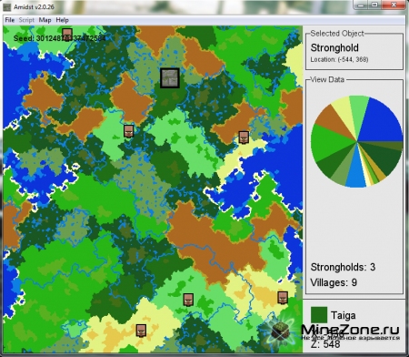 [v2.0.26] AMIDST - Strongholds, Village, Biome, Ect. Finder