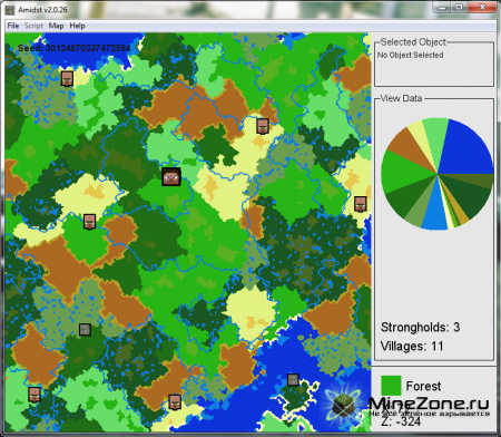 [v2.0.26] AMIDST - Strongholds, Village, Biome, Ect. Finder