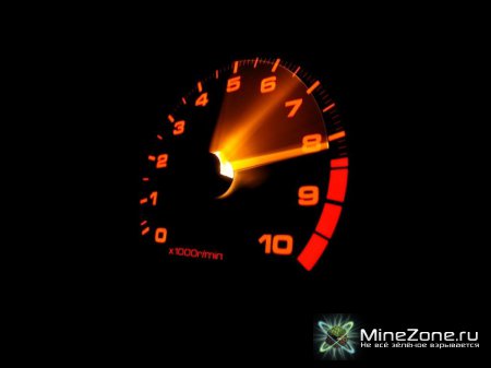 Спидометр в Minecraft