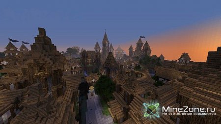 KARGETH (medieval city / world project) 4500х4000 blocks