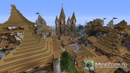 KARGETH (medieval city / world project) 4500х4000 blocks