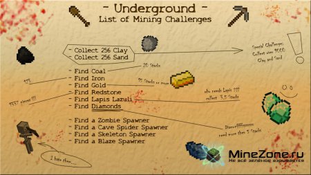 [minecraft-pg5] Survival Map: Underground - You'll never see the sunlight again