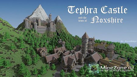 Tephra Castle, and the town of Noxshire