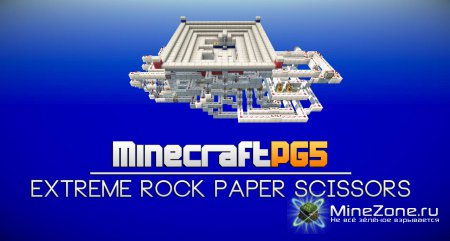 Extreme Rock Paper Scissors in 3D - Minecraft
