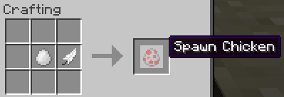 [1.3.1] CRAFTABLE MOB EGGS v.1.7