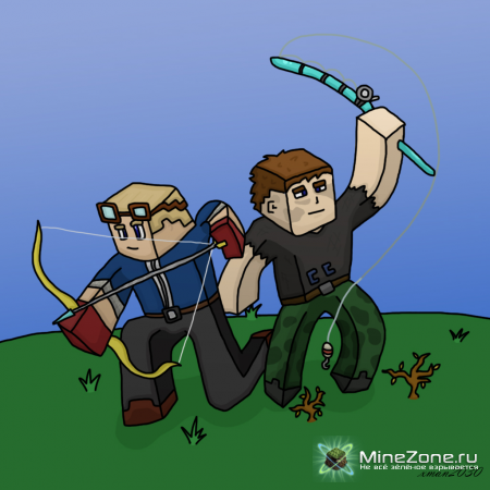 [Рисуем]Рыбак и лучник