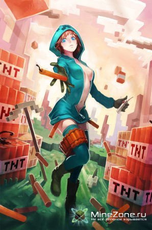 Minecraft Anime Арты :3