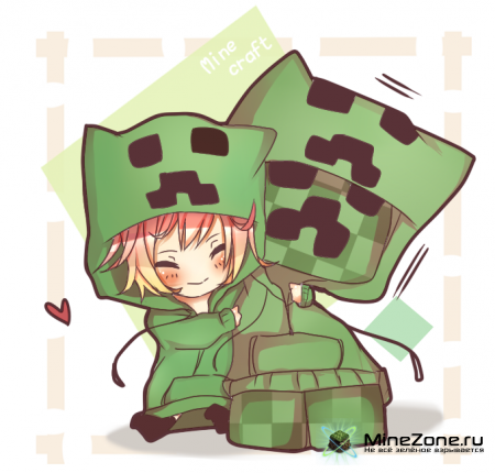 Minecraft Anime Арты :3