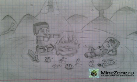 Рисунки на тему MineCraft by Kivvi159