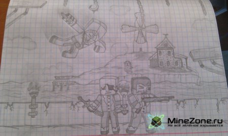 Рисунки на тему MineCraft by Kivvi159