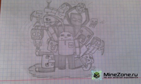 Рисунки на тему MineCraft by Kivvi159