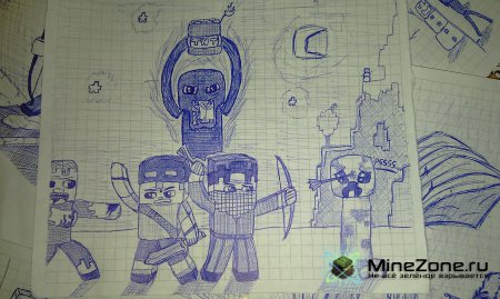 Рисунки на тему MineCraft by Kivvi159 (2 часть)