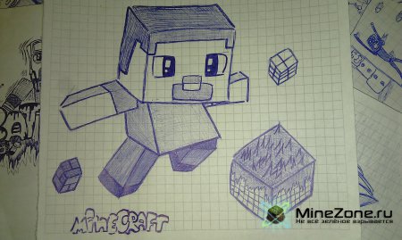 Рисунки на тему MineCraft by Kivvi159 (2 часть)