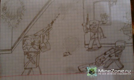 Рисунки на тему MineCraft by Kivvi159 (3 часть)