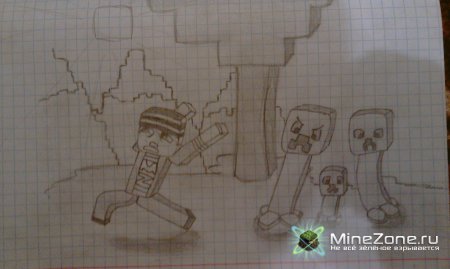 Рисунки на тему MineCraft by Kivvi159 (3 часть)
