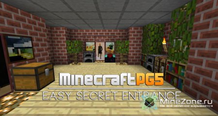 Easy Secret Entrance with Flint & Steel