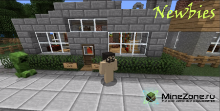 Minecraft Machinima:  Newbies  (Ep. 1 - 9) [Дубляж]