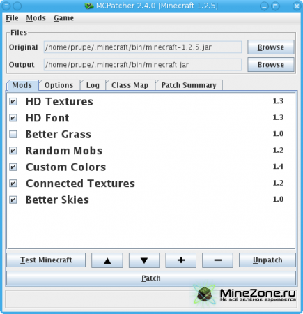 [12W50B / 1.4.5 / 1.3.2 ETC.] MCpatcher HD FIX 2.4.4
