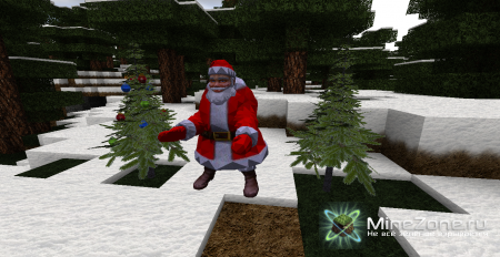 [1.4.6][Forge]Santa 3dMob+ Christmas 3Dmodel!