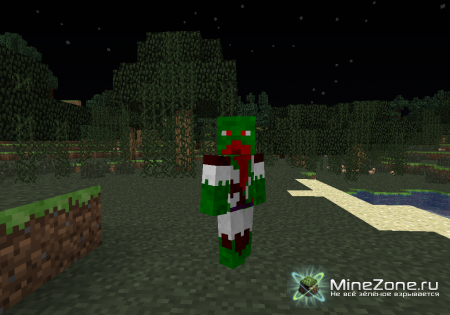 [1.4.7] Mo` Zombies! - 13 новых зомби + Плащ Зомби-Крипера!