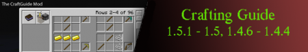 [ 1.5.1 - 1.5, 1.4.6 - 1.4.4] Crafting Guide