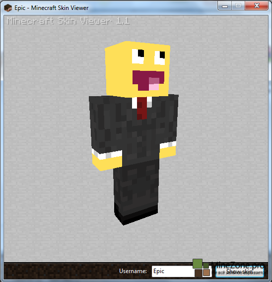 MINECRAFT SKIN VIEWER 1.1