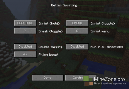 [1.6.2]Better Sprinting Mod