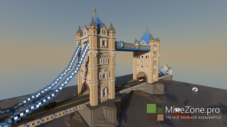 Tower Bridge. MineCraft Europe #1