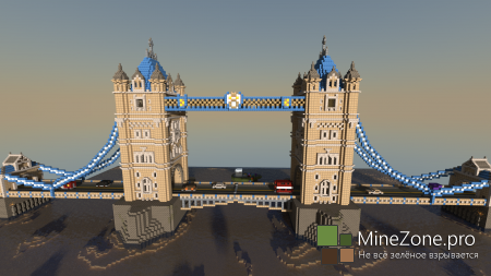Tower Bridge. MineCraft Europe #1