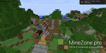 Средневековая деревня карта