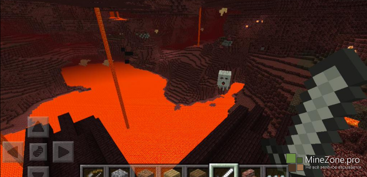 Нижний мир появится в карманном издании Minecraft.