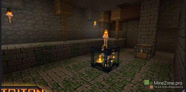 [1.8+][64x] Triton - интересные мультяшные текстуры