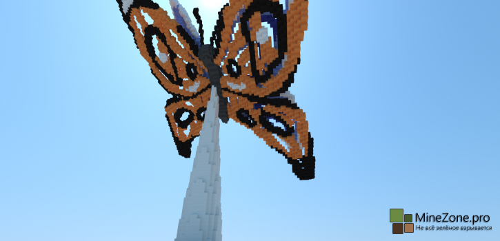Minecraft Timelapse - Butterfly