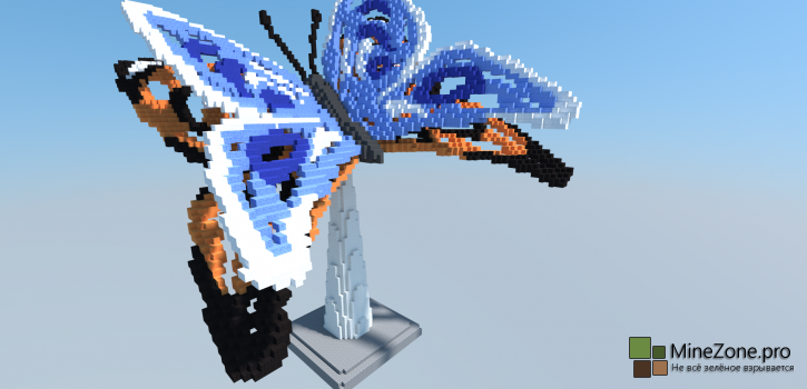 Minecraft Timelapse - Butterfly
