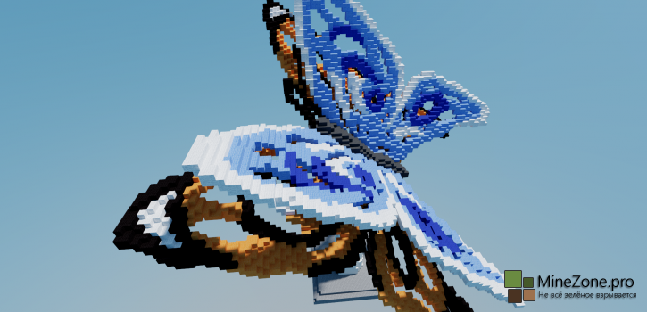 Minecraft Timelapse - Butterfly