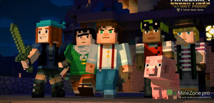 Первый эпизод Minecraft: Story Mode уже в октябре